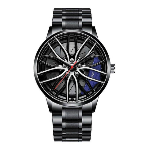 Automatic Movement Watch Men's Vacuum Plating Wheel Style - EsaModa
